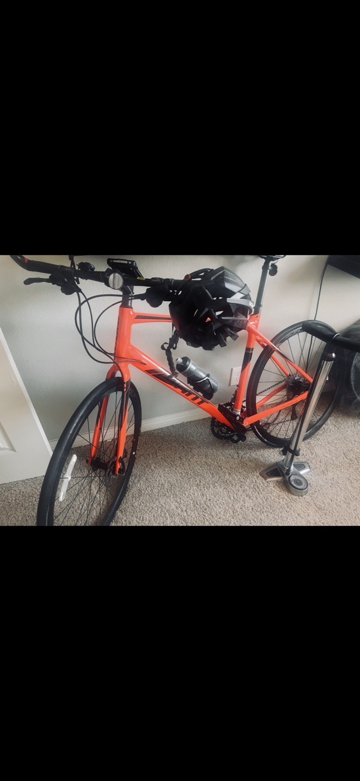 Giant TCR Advanced Pro Road Bike Unisex Orange Size Large Excellent Condition