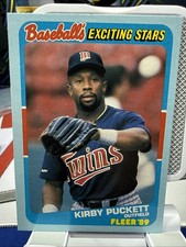 1989 Fleer Baseball's Exciting Stars - Kirby Puckett #34