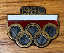 Abzeichen 1980 Olympische Spiele in Moskau emailliert für Sammler