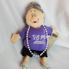 Russ Old timer Spicy Woman Doll I  ve got it and men want It Humor Plush Birthday