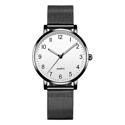 Lanyayun Women Round Watches Rose Gold case Stylish Quartz Pointer Design, Sp...