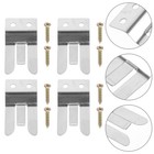 4 Pcs Replacement Metal Mount Clips Mic Clamp Universal for Stands