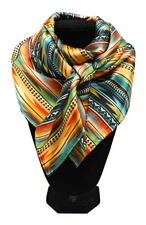M&F Western 33" Silk Wild Rag - Aztec