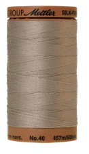 Ash Mist 0331 | Silk-Finish Cotton 40wt - #9135 (457M / 500Y Spool) | Mettler