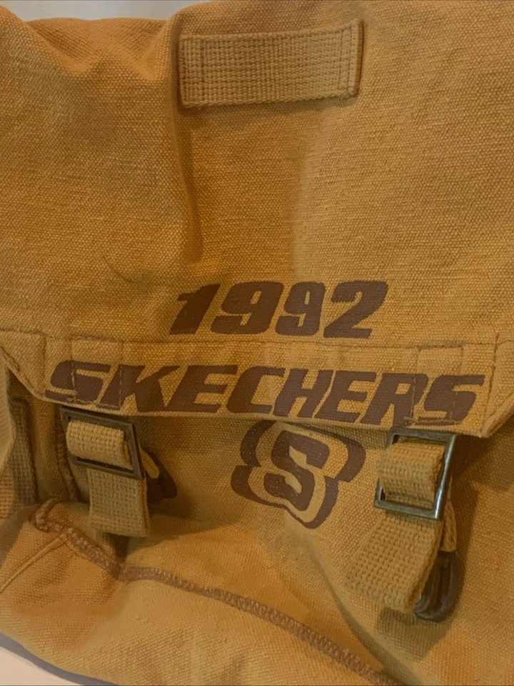 Bolso Mensajero Sketchers 1992 Lona Naranja Quemado. 12x12” Foto 3 de 4