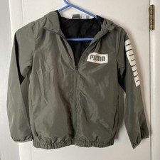 Puma Zip Windbreaker Jacket Kids Size 7