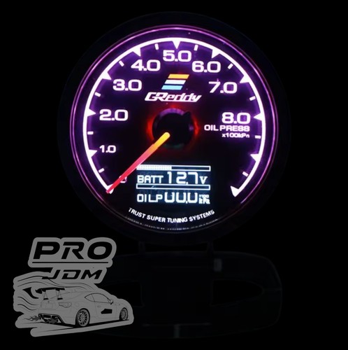 Öldruckanzeige 62mm Multi D/A GReddy Style JDM Universal - Bild 1 von 3