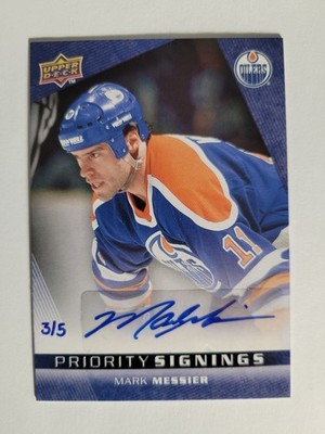 Mark Messier 2009-10 Priority Signings Fall Expo AUTO #3/5!!!