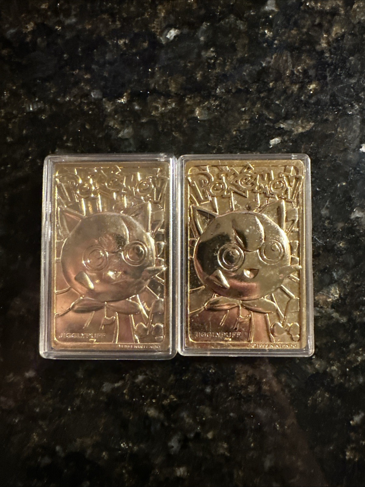 1999 Jigglypuff 23K Gold Plated Trading Card - Burger King - Pokemon
