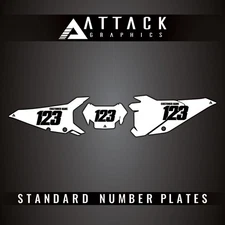Attack Graphics Number Plate Backgrounds For Beta 250 RR Race Edition 2025