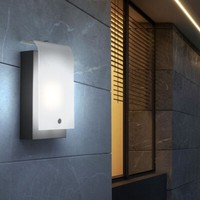 AußEnlampe Fassadenleuchte Wandlampe Verzinkt Led Strahler Gartenleuchte L 12 Cm
