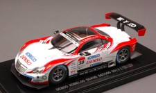 Car Model 1:43 Scale Ebbro Lexus SC430 No.39 Super GT500 Wakisaka-Ishiu...