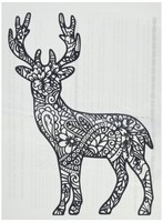 Zendoodle Iron On Transfers Deer Adult Coloring Inspired on sale Zendoodle Iron On Transfers Deer Adult Coloring Inspired on sale