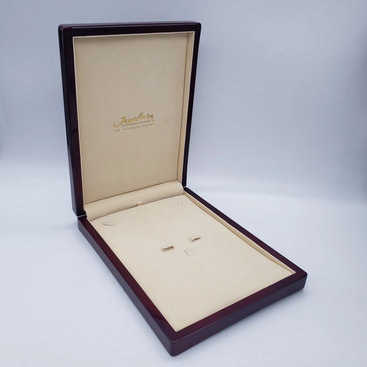 Novel Box Jewelry Organizer - Black Leatherette With Satin Interior, 8.5x6 Inches