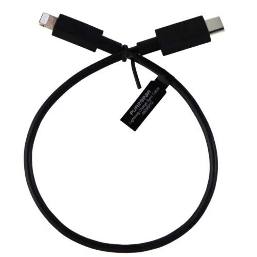 Teléfono Celular Negro PureGear cables USB-C