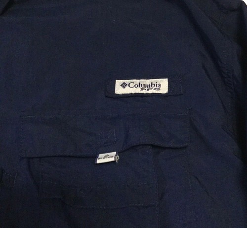 MĘSKA KOSZULA Z KRÓTKIM RĘKAWEM COLUMBIA PFG 2XL ciemnoniebieska Performance Sprzęt wędkarski XXL - Zdjęcie 6 z 6