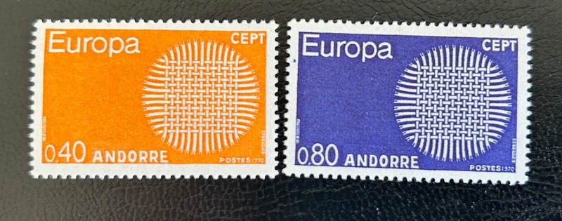 French Andorra 1970 Europa CEPT MNH