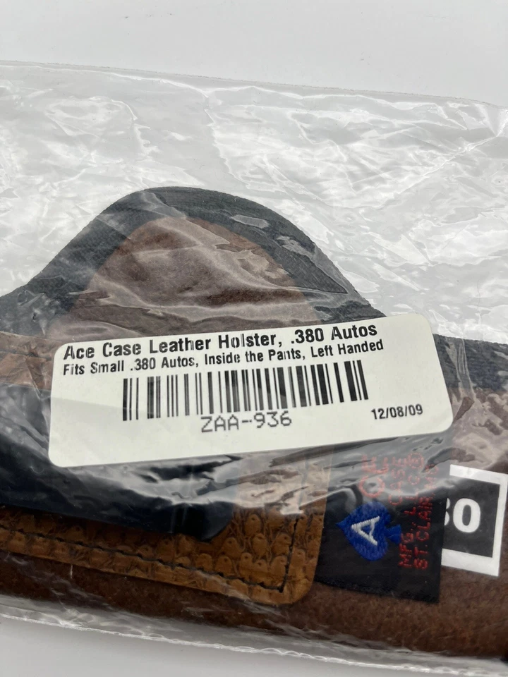 ACE CASE США маленькая автоматическая карманная кобура для автомобилей маленькая 380 Kel Tec Ruger LCP LH - Изображение 2 из 4