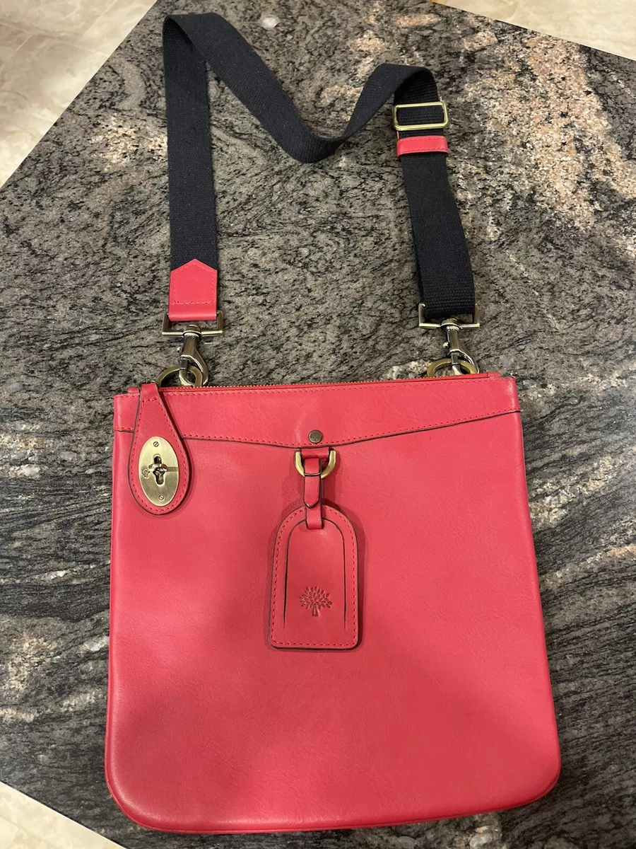 Twist leather crossbody bag