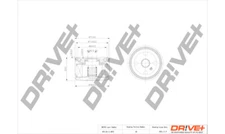 DR!VE+ DP1110.11.0072 OIL FILTER FOR ALFA ROMEO FIAT LANCIA