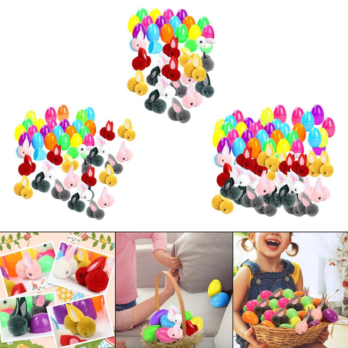Easter Eggs with Easter Bunnies Fun for Classroom Rewards Goodie