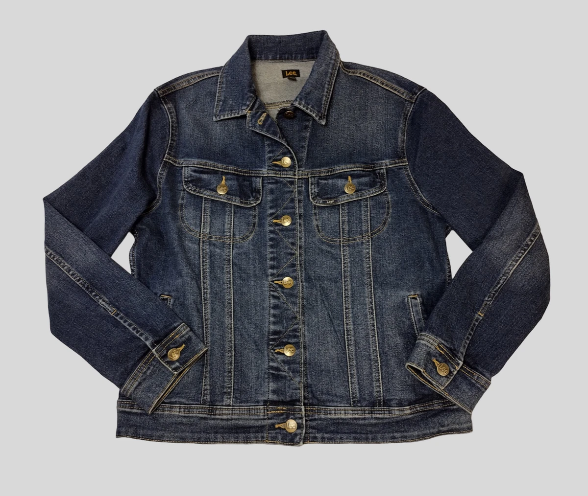 Lee jean jacket clearance womens