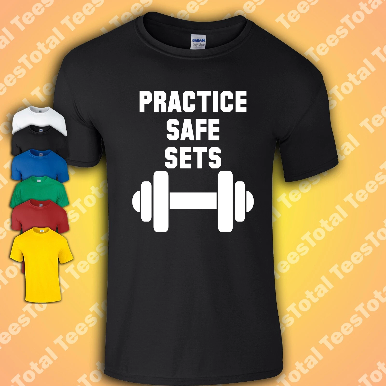 Practice Safe Sets T-Shirt | Gym | Exercise | Health and Fitness
Opens in a new window or tab