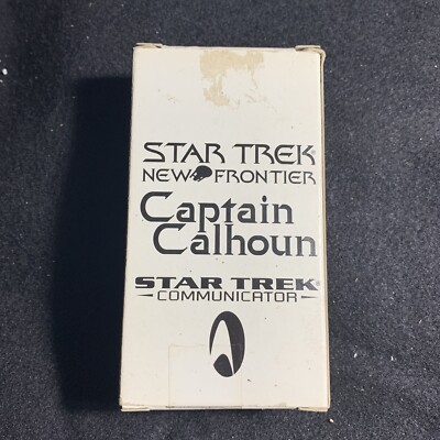 Star Trek New Frontier Captain Calhoun. Star Trek Communicator Exclusive