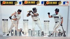 1991 Action Images Stand-Ups - Giants Will Clark, Matt Williams & Kevin Mitchell