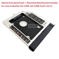 2nd HDD SSD Caddy for Lenovo Ideapad 110-15ISK 110-15IKB TianYi 310-15 Bezel