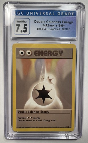 Double Colorless Energy graded CGC 7.5 for sale on eBay