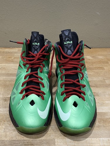 Nike Lebron X 10 Corte Jade Para Hombre 12 Zapatos 12 Defectos de Lectura - Imagen 9 de 12