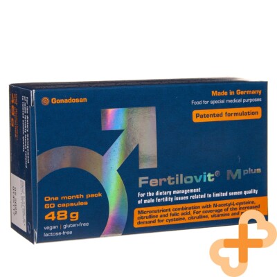 FERTILOVIT M Plus Nahrungsergänzungsmittel für Männer Fruchtbarkeit 60 Kapseln