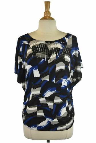 DressBarn Women Tops Blouses SM Black 
