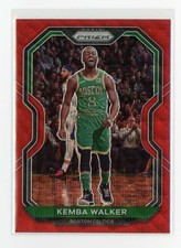 Kemba Walker 2020-21 Panini Prizm Red Wave SP #122 Boston Celtics