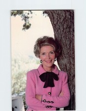Postcard Nancy Reagan at Home Pacific Palisades California USA