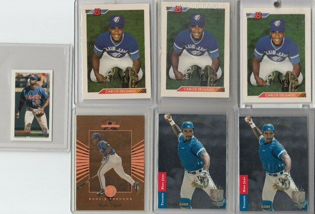 Lot Of 6 Carlos Delgado Rookie Cards BONUS Card EBay