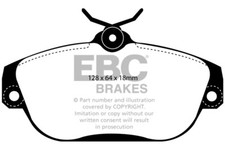 EBC Greenstuff Front Brake Pads for Volvo S90 2.9 (97 > 98)