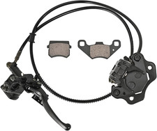 Rear Hand Hydraulic Disc Brake Master Cylinder Caliper Assembly with Brake Pads