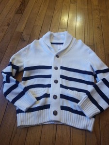 white shawl collar cardigan