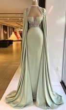 Green Prom Dress Sexy V-Neck Mermaid Evening Dress