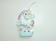 NEW Christmas Ornament White Unicorn 