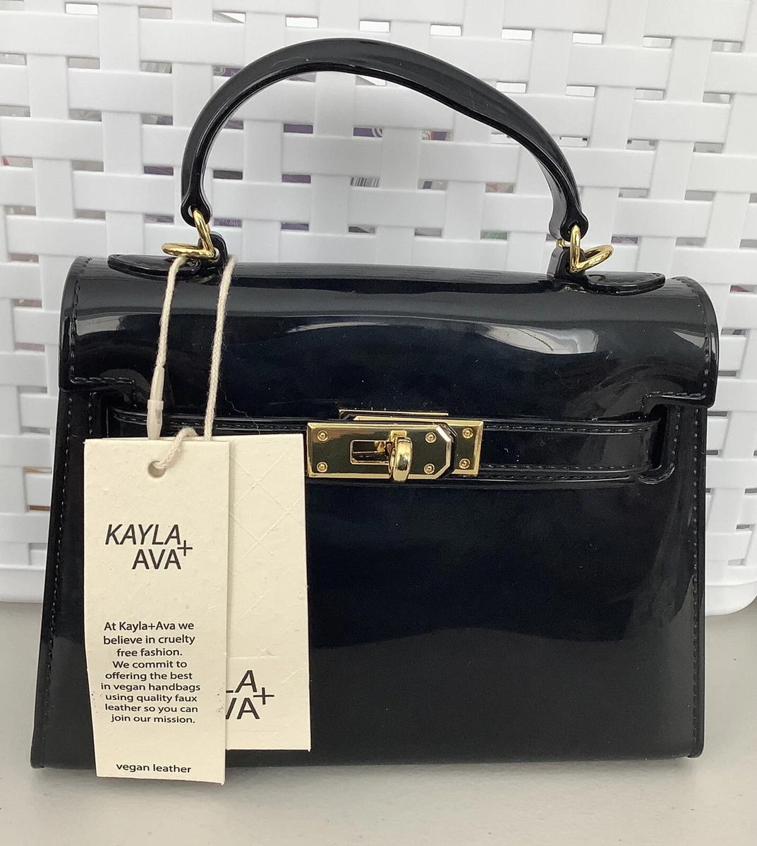 vegan kelly bag