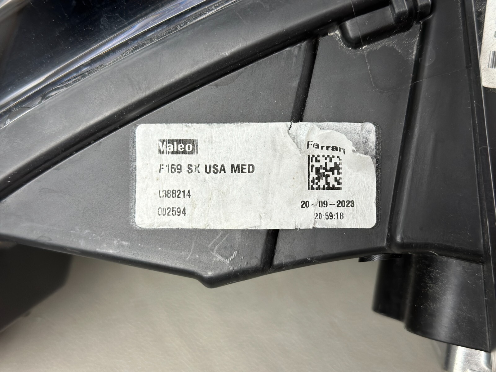 DAMAGED 2021-2023 Ferrari Roma Left Driver Side Full LED OEM Headlight 21-23