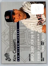 💎1995 Studio Baseball #115 Ken Caminiti - San Diego Padres💎
