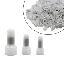 600pcs Closed End Crimp Terminal Transparent Protective Closed End Wire Crimp Co