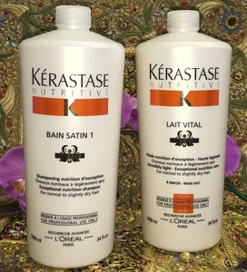 KERASTASE NUTRITIVE LAIT VITAL AND BAIN SATIN 1, 1000ml KERASTASE NUTRITIVE LAIT VITAL AND BAIN SATIN 1, 1000ml