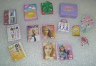 Mattel Barbie Doll Accessories Lot Some  R  Vintage Cardboard Paper & Shoe Box