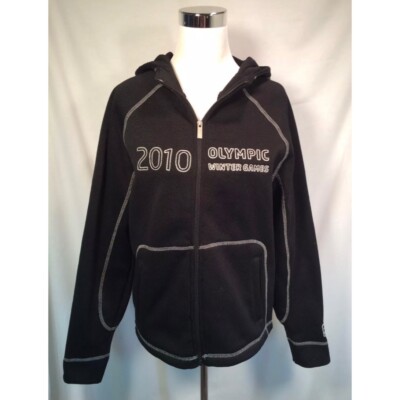 Official 2010 Vancouver Olympic Winter Games Zip Front Hooded Jacket Unisex XS