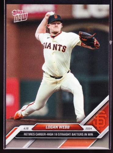 2024 Topps Now 93 Logan Webb